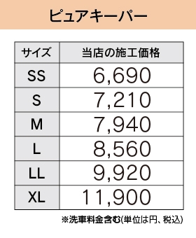 ピュアキーパー値段